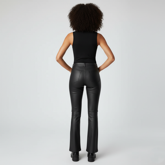 Γυναικείο Ψηλόμεσο Παντελόνι από Δερματίνη – Hot Girl Look