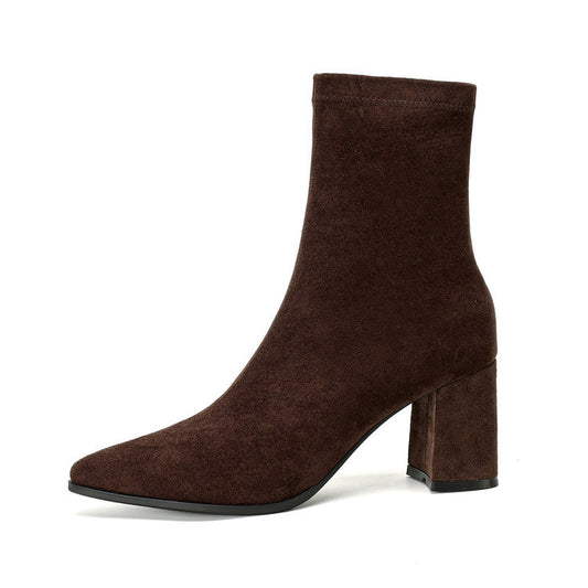THEIA | SUEDE BLOCK BOOT