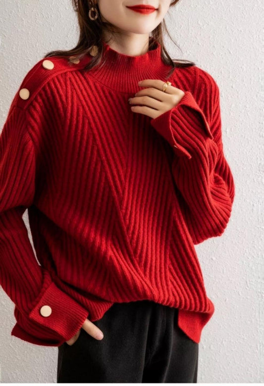 PÓLIS | CHIC RIBBED PULLOVER