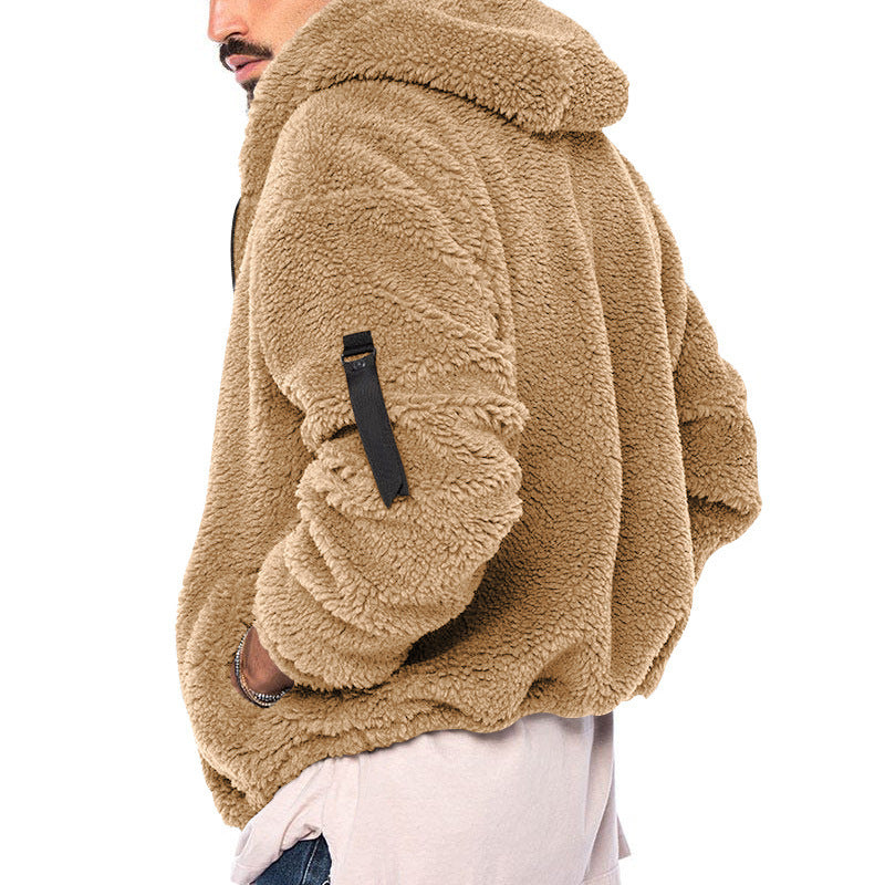 Cozy Dual-Side Fleece Hooded Jacket