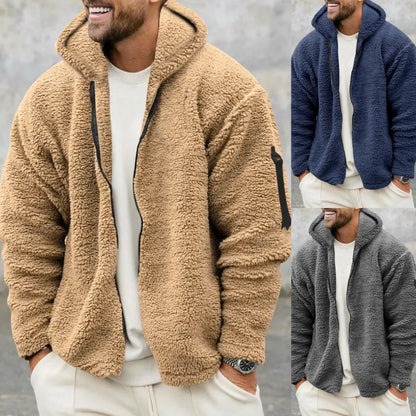 Cozy Dual-Side Fleece Hooded Jacket