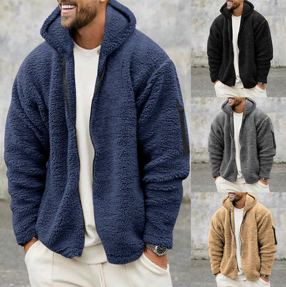 Cozy Dual-Side Fleece Hooded Jacket