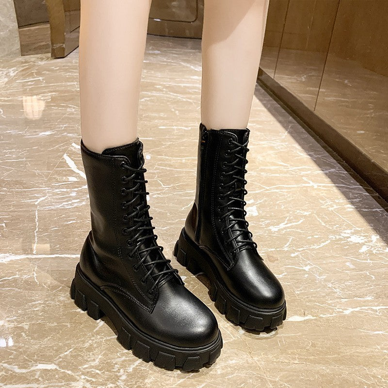 RHEA | LUG SOLE COMBAT BOOT