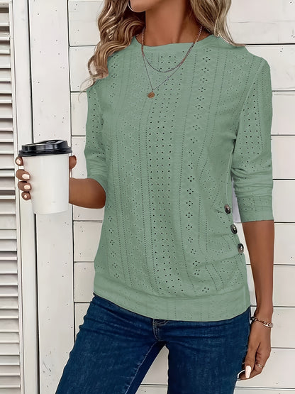 Crew Neck Long Sleeve Tee