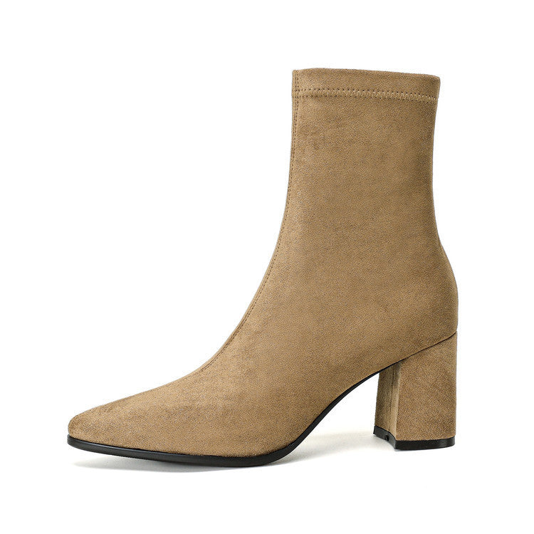 THEIA | SUEDE BLOCK BOOT