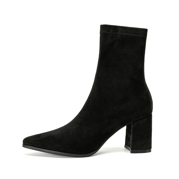 THEIA | SUEDE BLOCK BOOT