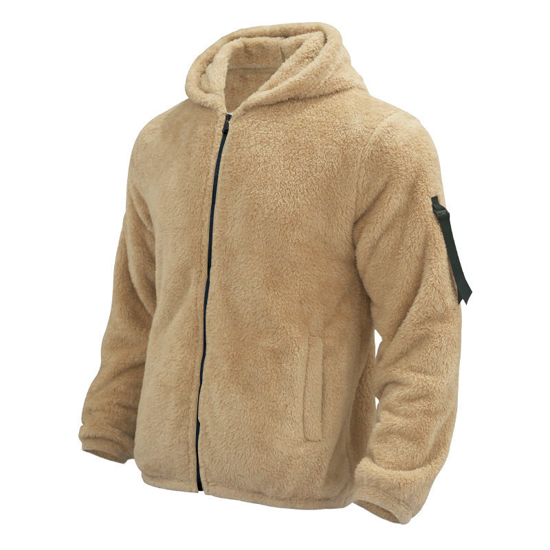 Cozy Dual-Side Fleece Hooded Jacket