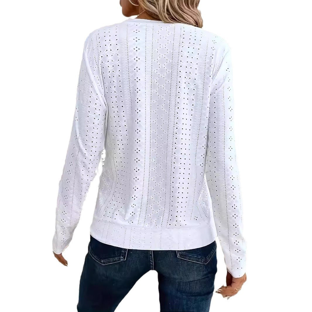 Crew Neck Long Sleeve Tee
