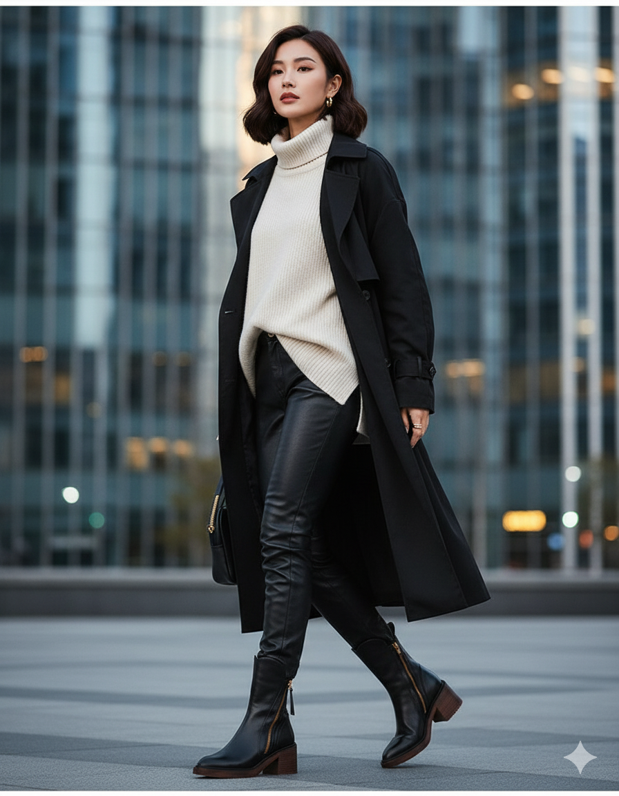 HECATE | LEATHER PLATFORM BOOT