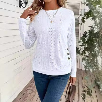 Crew Neck Long Sleeve Tee
