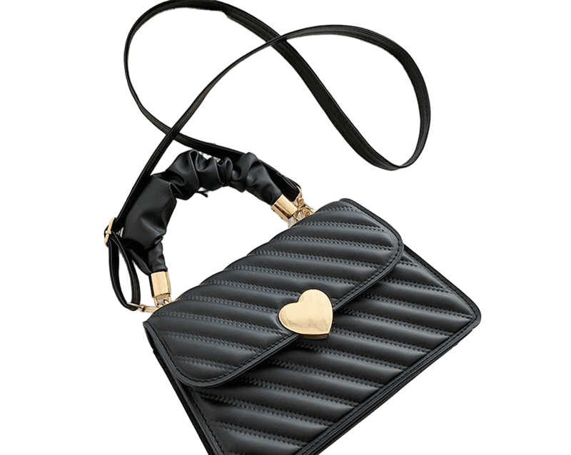 NIKOLETA | QUILTED BOX BAG – GATHERED HANDLE