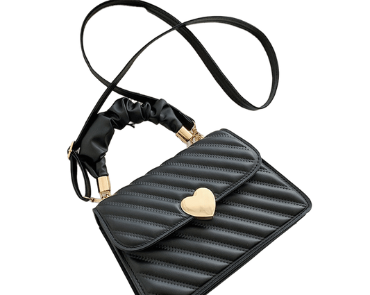 NIKOLETA | QUILTED BOX BAG – GATHERED HANDLE