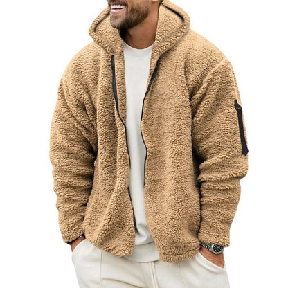 Cozy Dual-Side Fleece Hooded Jacket