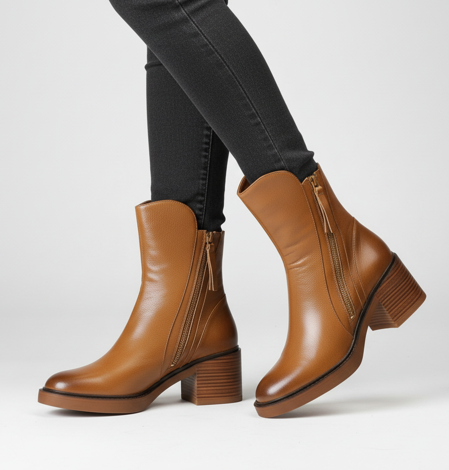 HECATE | LEATHER PLATFORM BOOT