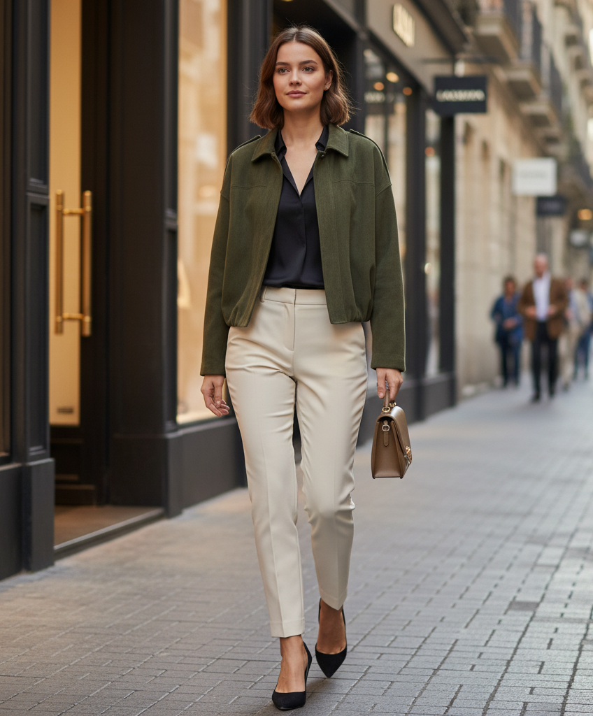 DEIANIRA | SUEDE CROPPED BOMBER