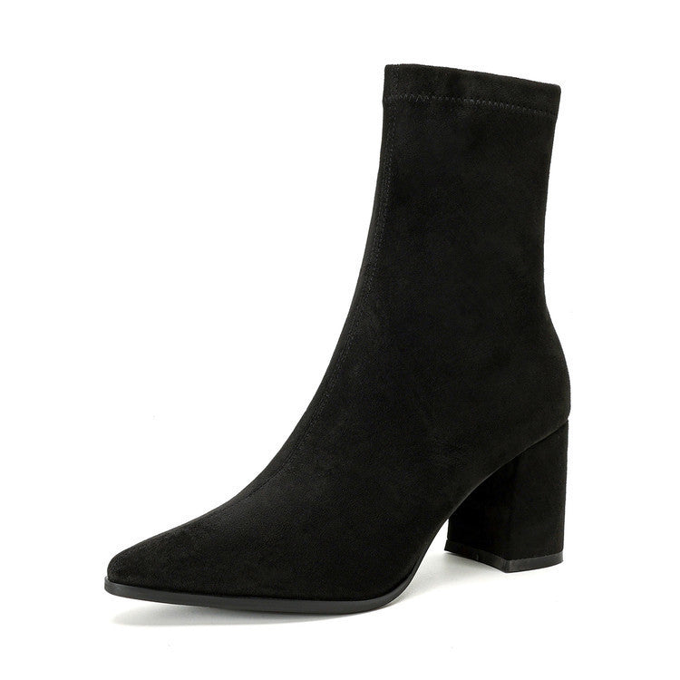 THEIA | SUEDE BLOCK BOOT