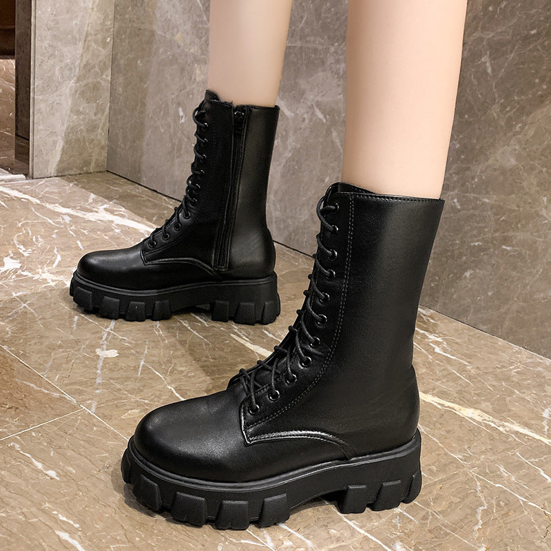 RHEA | LUG SOLE COMBAT BOOT