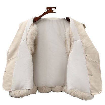 Elegant Short Fox Fur Vest