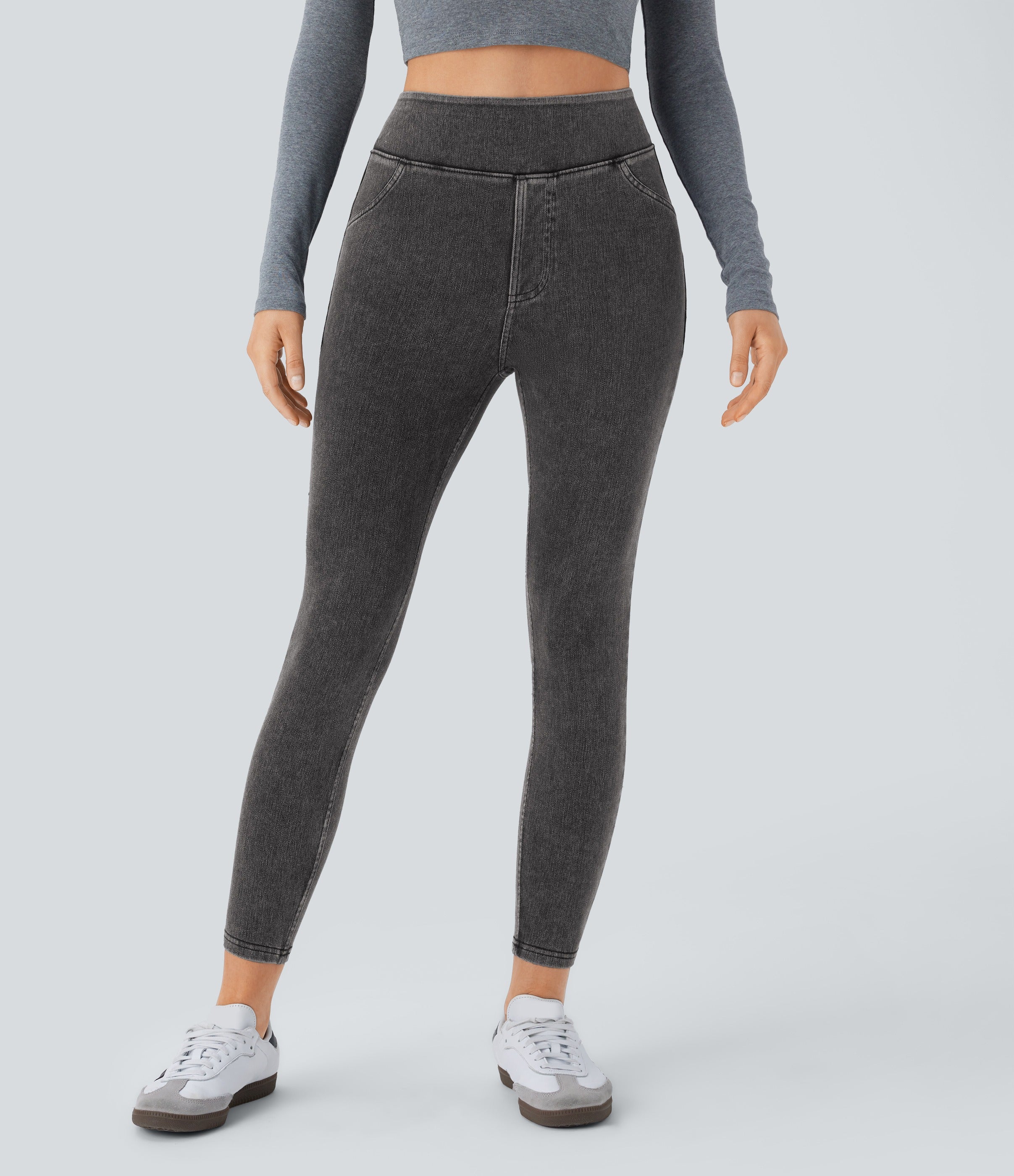 Selene | Τζιν Ελαστικό Λάμψης Fit